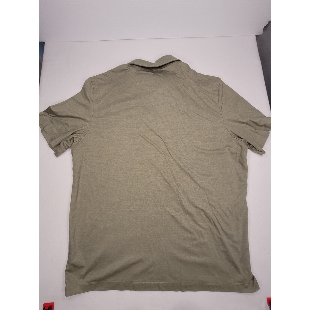 UNTUCKit Van Der Heyden Mens XL Polo Shirt Light Green Cotton Tennis Pickleball - Picture 10 of 10